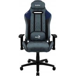 Aerocool DUKE AeroSuede Silla para videojuegos universal Negro, Azul - Imagen 1