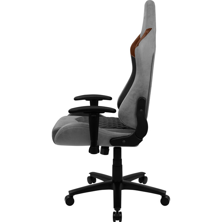 Aerocool DUKE AeroSuede Universal-Gamingstuhl Schwarz , Braun, Grau