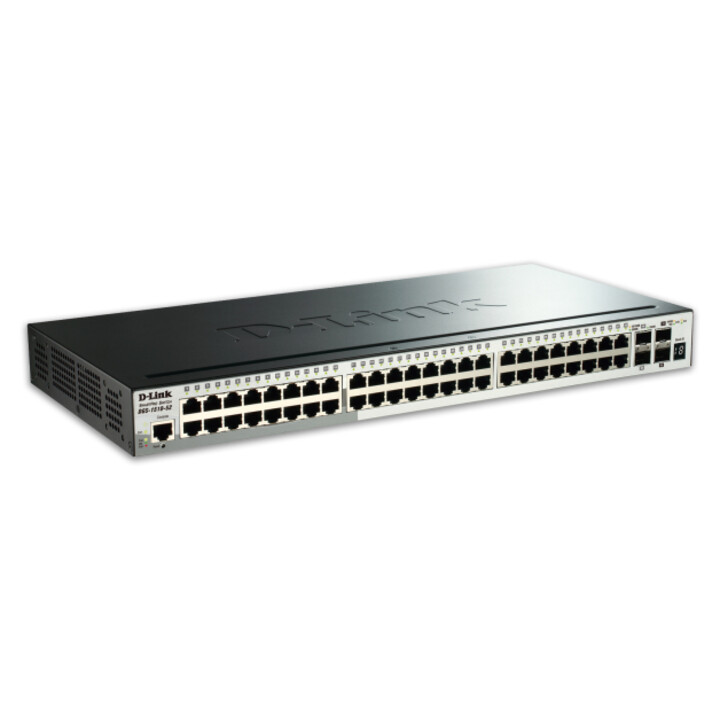 D-Link DGS-1510-52X Switch gestito L3 Gigabit Ethernet (10/100/1000) 1U Nero