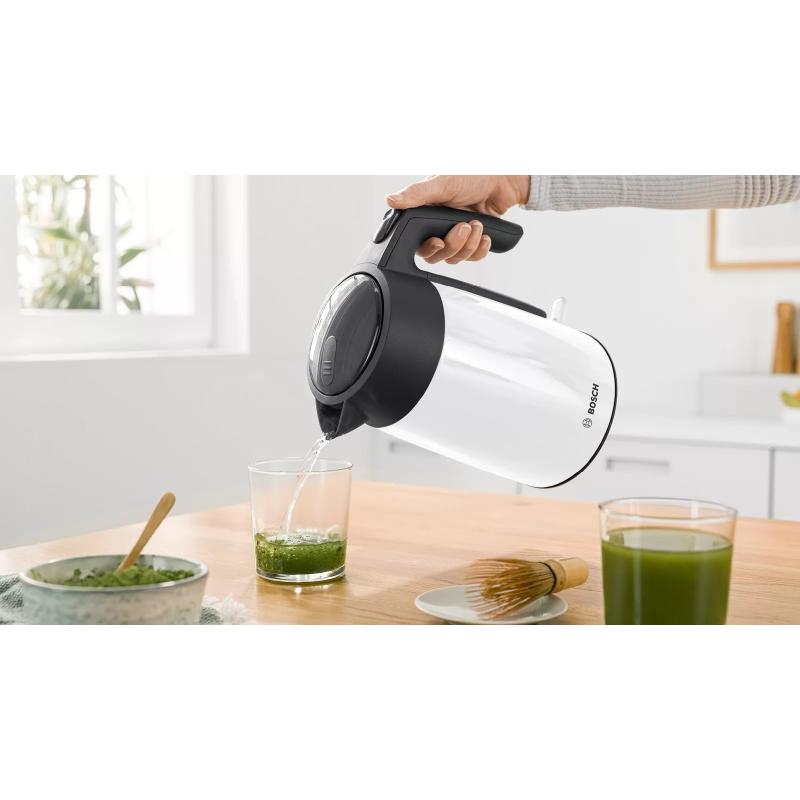 Electric kettle Bosch TWK 7L461, 2400 W, 1.7 l White - Imagen 11