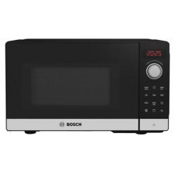 Bosch Serie 2 FEL023MS2 microondas Encimera Solo microondas 20 L 800 W Negro, Acero inoxidable - Imagen 1