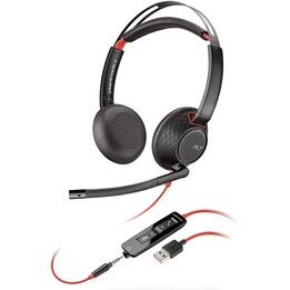 Poly Blackwire 5200 Series C5220 Auriculares estéreo en la oreja (USB-C, conector de 3,5 mm, cableado)