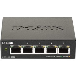 D-Link DGS-1100-05V2 switch Gestionado Gigabit Ethernet (10/100/1000) Negro