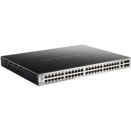 D-Link DGS-3130-54PS Gerenciado L3 Gigabit Ethernet (10/100/1000) Power over Ethernet (PoE) Preto, Cinza