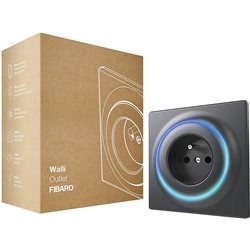 FIBARO FGWOE-011 Inteligentne gniazdko Walli Outlet antracyt