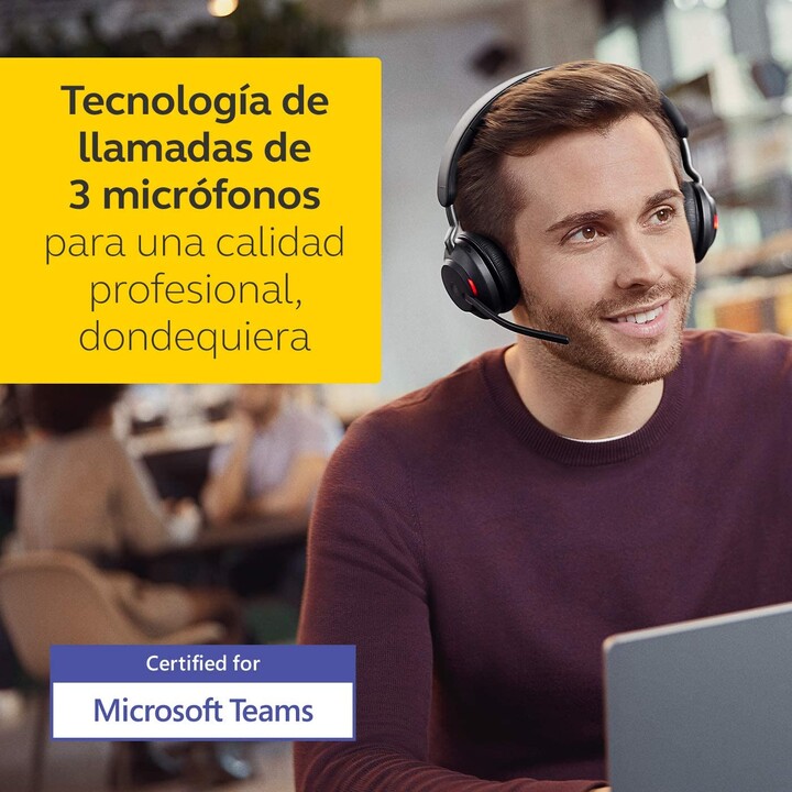 Oreillette Bluetooth sans fil Jabra Evolve2 65 MS Stéréo