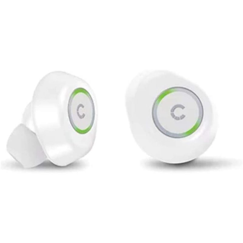 Auriculares FreePlay BT con estuche para batería recargable - Blanco