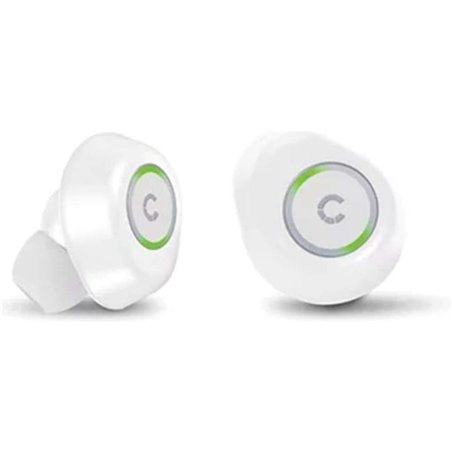 Auriculares FreePlay BT con estuche para batería recargable - Blanco