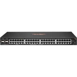 HPE Aruba 6100 48G 4SFP + Switch L3 gerenciado + 4 x 1/10 Gigabit SFP + fluxo de ar lateral (JL676A)