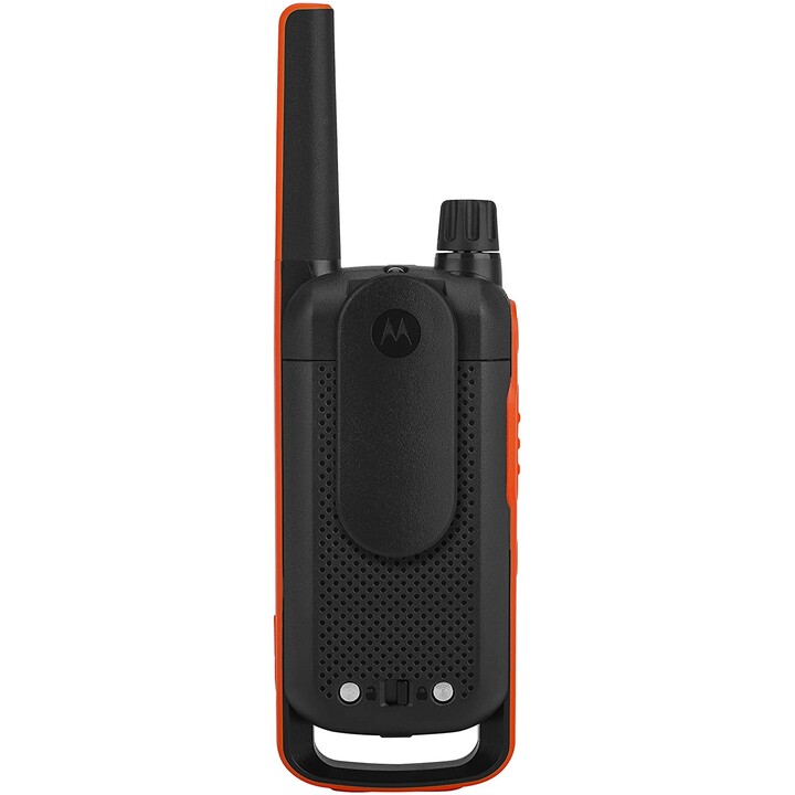 Motorola T82 Twin Pack two-way radio 16 channels Black,Orange