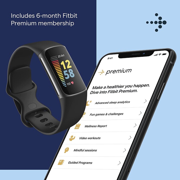 Fitbit Charge 5 Oled Schwarz