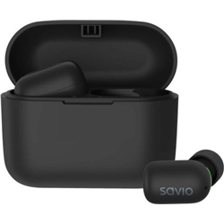 Savio TWS-09 IPX5 écouteur/casque Sans fil Écouteurs Ecouteurs Musique Bluetooth Noir
