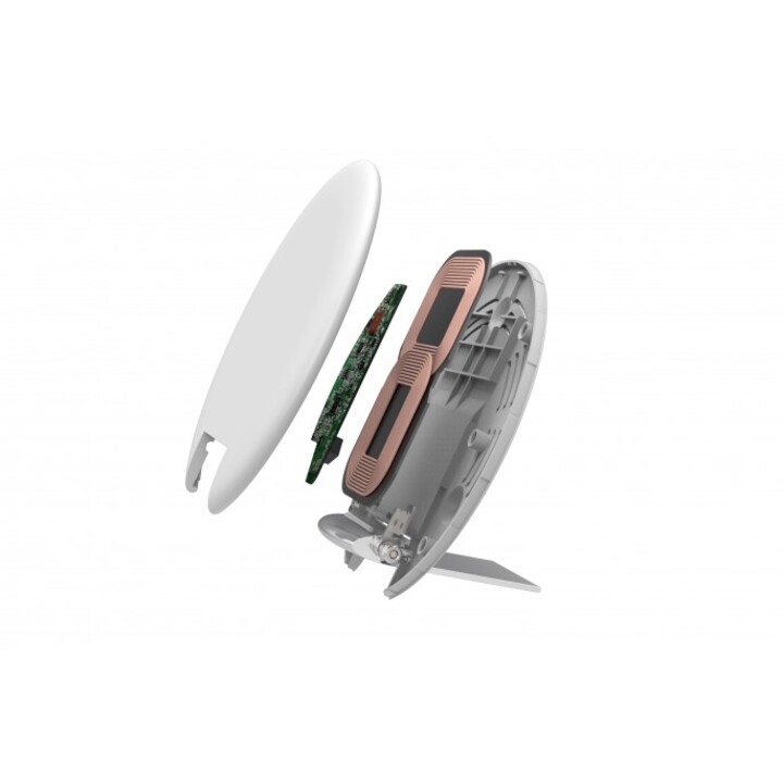 Cargador de escritorio inalámbrico Prime Premium 10W - Blanco
