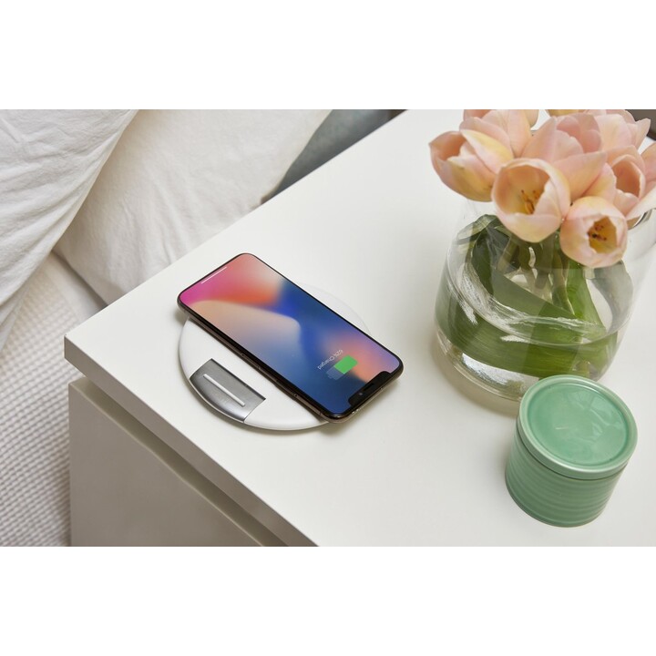 Prime Kabelloses Tischladegerät Premium 10W - Weiß