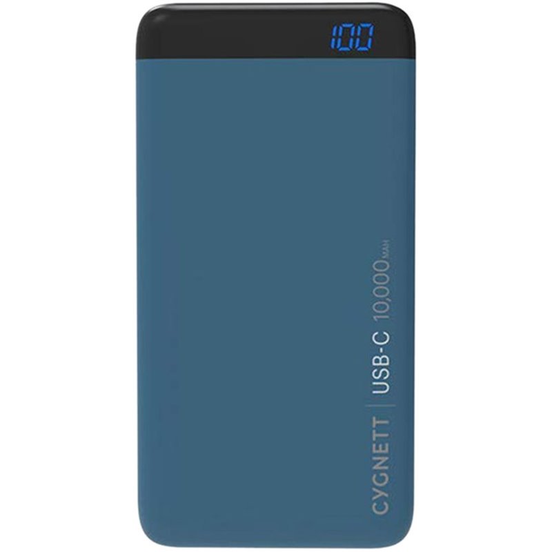 Batterie externe USB-C 18 W ChargeUp Pro 10000 mAh - Bleu sarcelle