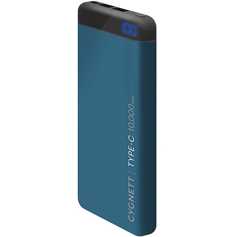 Batterie externe USB-C 18 W ChargeUp Pro 10000 mAh - Bleu sarcelle