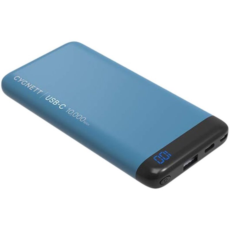 Batterie externe USB-C 18 W ChargeUp Pro 10000 mAh - Bleu sarcelle