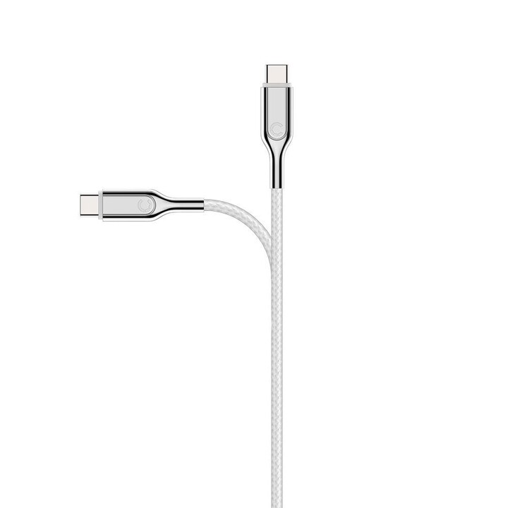 Cavo armato 3.1 da USB-C a USB-A (3Amp/60W) 1M -Bianco