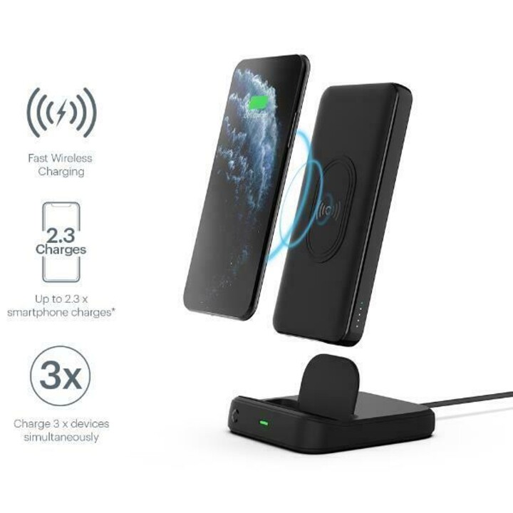 ChargeUp Duo 10000mAh Wireless Powerbank + Ladestation - EU/UK