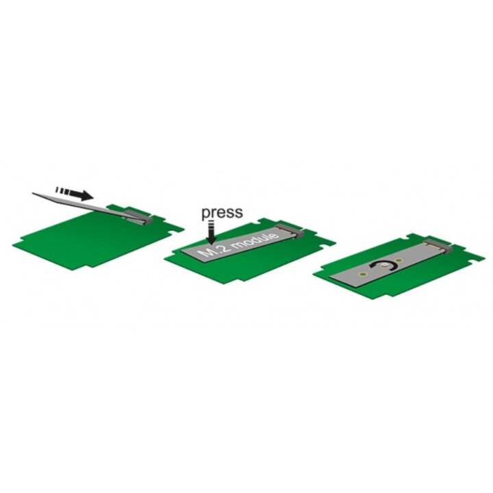 PCI-Express-Karte 1 x interner M.2 NGFF