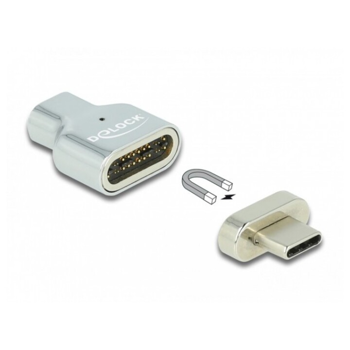 Thunderbolt 3 / USB Type-Cª (DP Alt Mode) Adaptador magnético 8K 30 Hz macho a hembra
