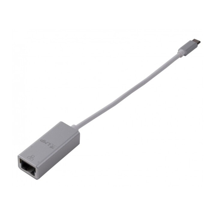 USB-C (m) auf Gigabit Ethernet (w) Adapter - silber