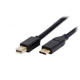 Câble USB-C vers Mini-DisplayPort, USB 3.1 (m) vers mDP (m), 4K@60 Hz, noir, 1,8 m