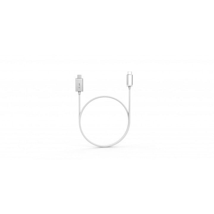 USB-C (m) to USB-C (m) Magnetic Safety Cable, up to 100W, 1.8 m, silver *New