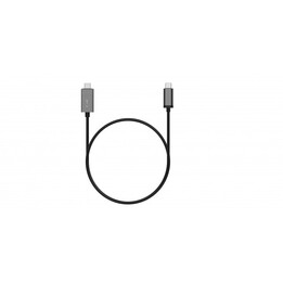 Câble de sécurité magnétique USB-C (m) vers USB-C (m), jusqu'à 100 W, 1,8 m, gris sidéral *Nouveau