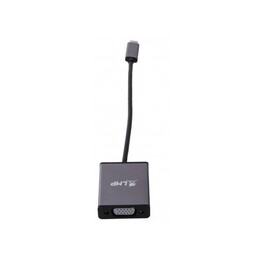 USB-C to VGA adapter, USB-C 3.1 to VGA, aluminum housing, space gray