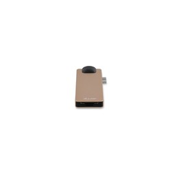 USB-C Compact Dock 4K 8 Port, HDMI, Mini-DP, Eth., USB 3.0, SD/microSD, USB-C, Alu., gold *New