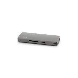 USB-C Travel Dock 4K 9 Port, space gray - Imagen 1