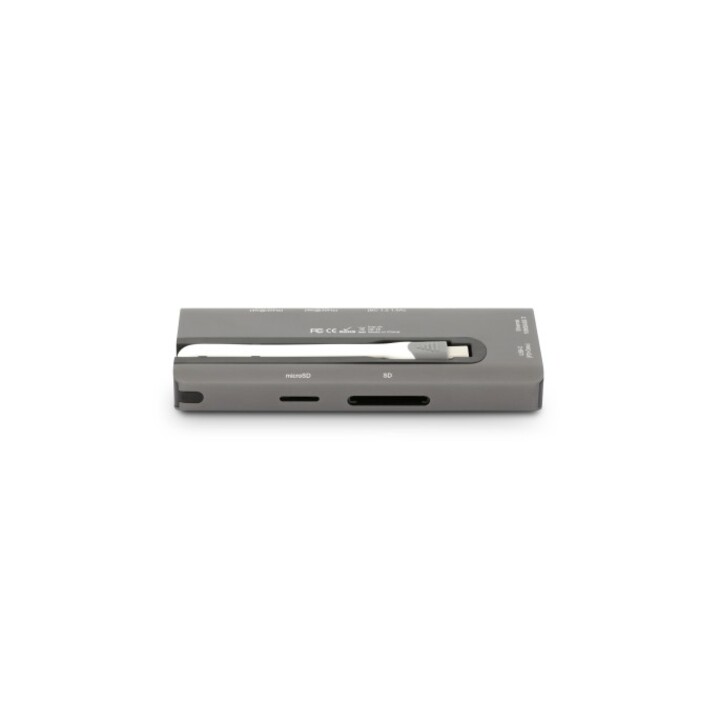USB-C Travel Dock 4K 9 Port, space gray