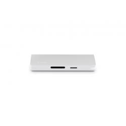 USB-C Travel Dock 4K 9 Port, silver *New - Imagen 1