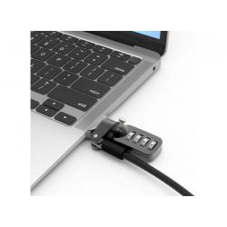MacBook Air 2020 Lock Security Ledge con candado de cable combinado - Imagen 1