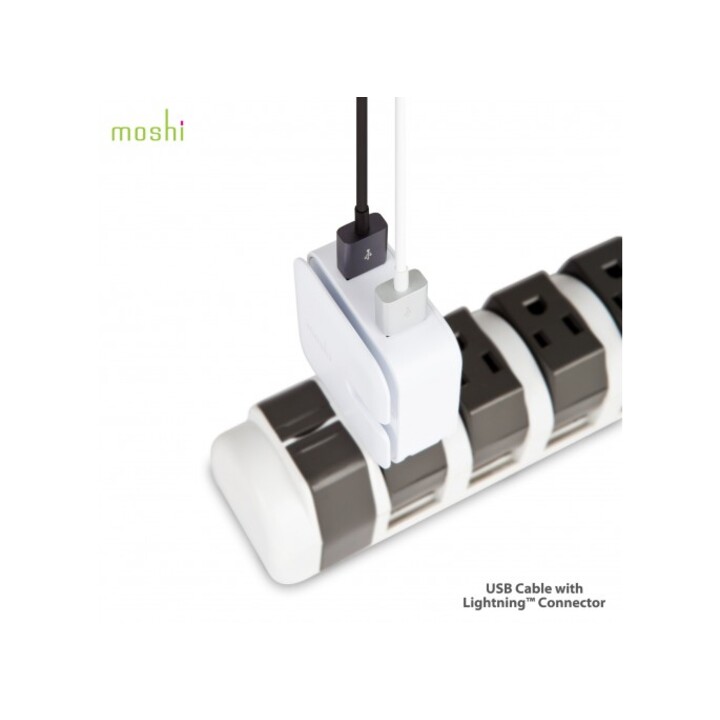 USB Cable with Lightning Connector White (1 m)