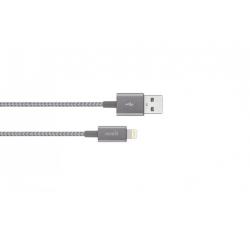 Durable Braided Charge/Sync Cable - Integra Lightning to USB-A Cable  - Titanium Gray - Imagen 1