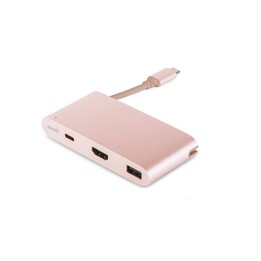 USB-C Multiport Adapter - Golden Rose