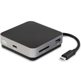 OWC USB-C Travel Dock com fio USB 3.2 Gen 1 (3.1 Gen 1) Type-C Gray