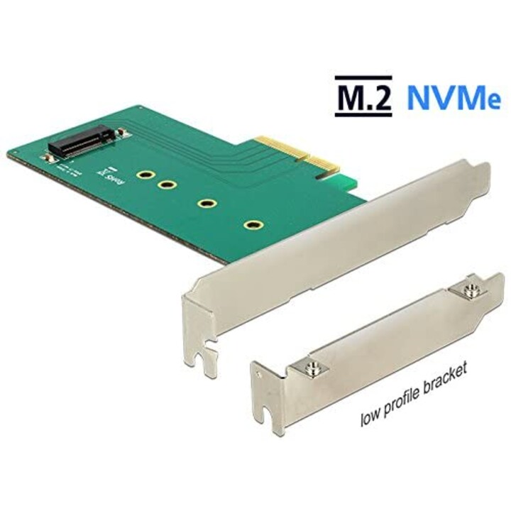 Carte PCI Express x4 1 x clé NVMe M.2 interne M 110 mm - Facteur de forme à profil bas