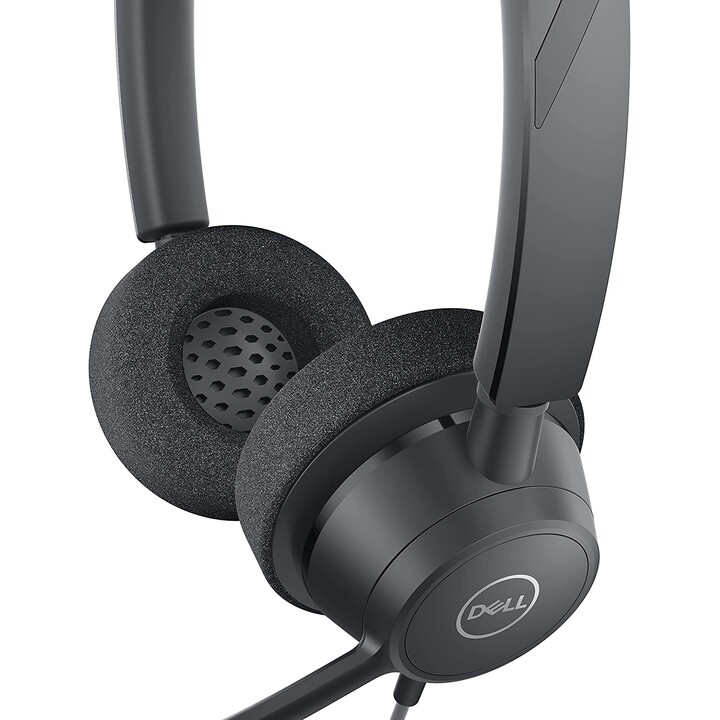 DELL WH3022 Wired Headband Headband Office / Call Center Black