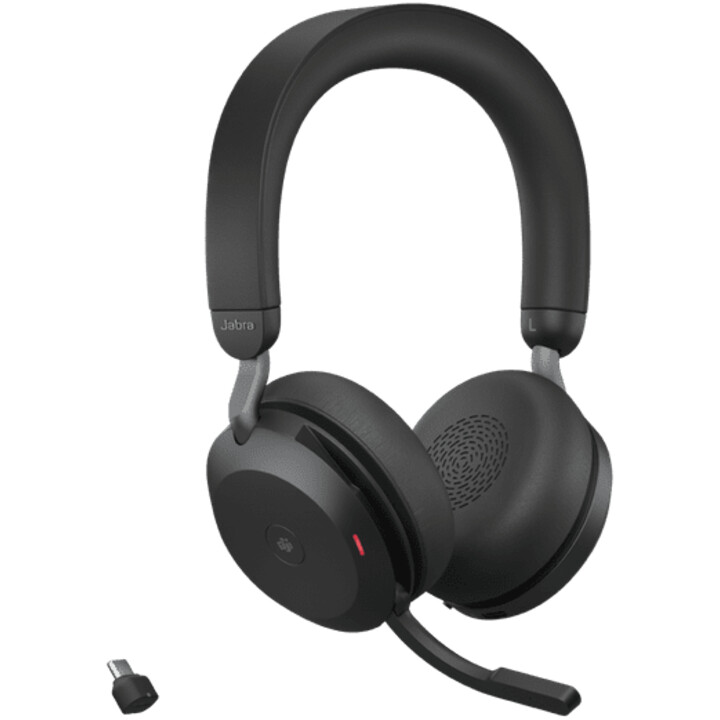 Jabra Evolve2 75 MS Stereo Headset On-Ear (Bluetooth, kabellos, ANC, USB-C)