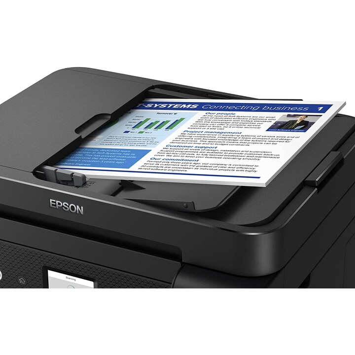 Epson EcoTank ET-4850 inkjet multifunction printer (A4, print, copy, scan, fax, ink tank system, USB)