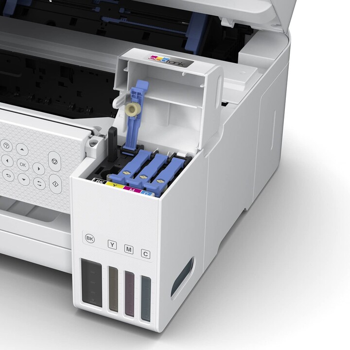 Dispositivo multifuncional jato de tinta Epson EcoTank ET-2856 (A4, impressão, cópia, digitalização, sistema de tanque de tinta,