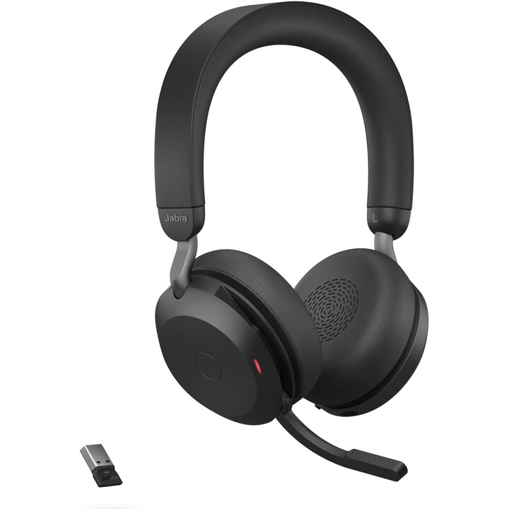 Jabra Evolve2 75 UC Stereo Headset On-Ear (Bluetooth, kabellos, ANC, USB)