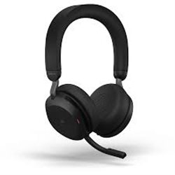 Jabra Evolve2 75 UC Stereo Headset On-Ear (Bluetooth, wireless, ANC, USB-C, charging station)