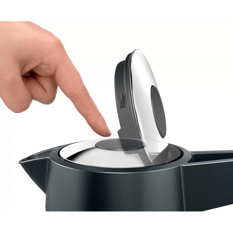 Bosch DesignLine tetera eléctrica 1,7 L 2400 W Negro, Plata - Imagen 3