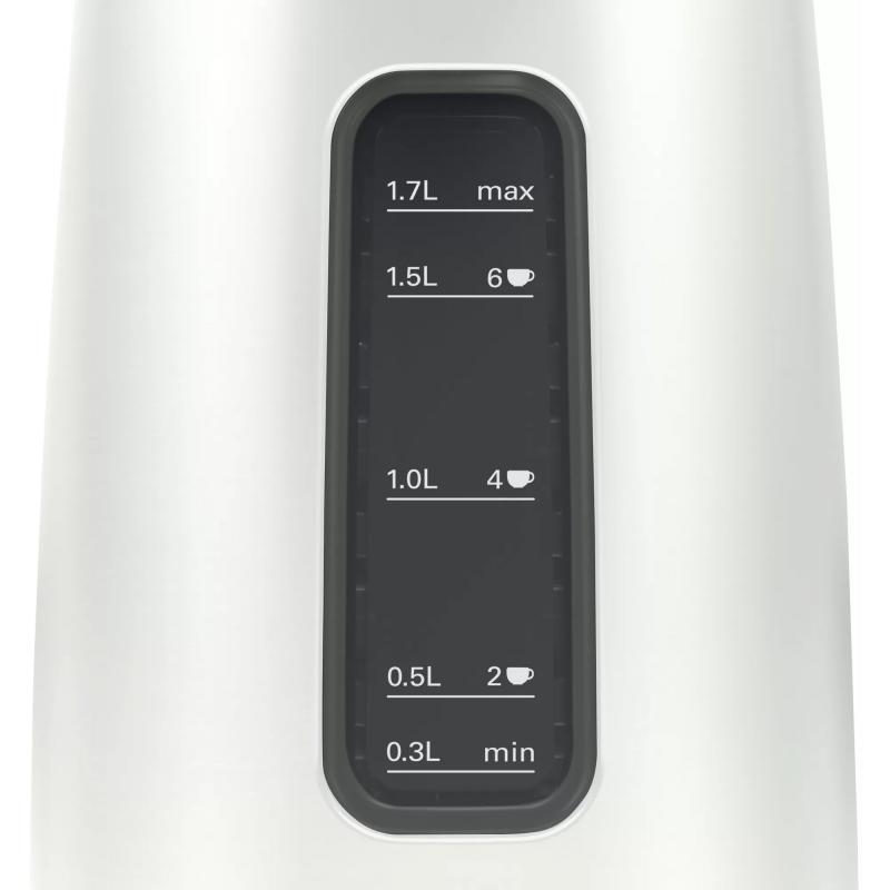 Bosch DesignLine tetera eléctrica 1,7 L 2400 W Negro, Plata - Imagen 5