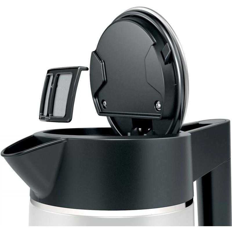 Bosch DesignLine tetera eléctrica 1,7 L 2400 W Negro, Plata - Imagen 6