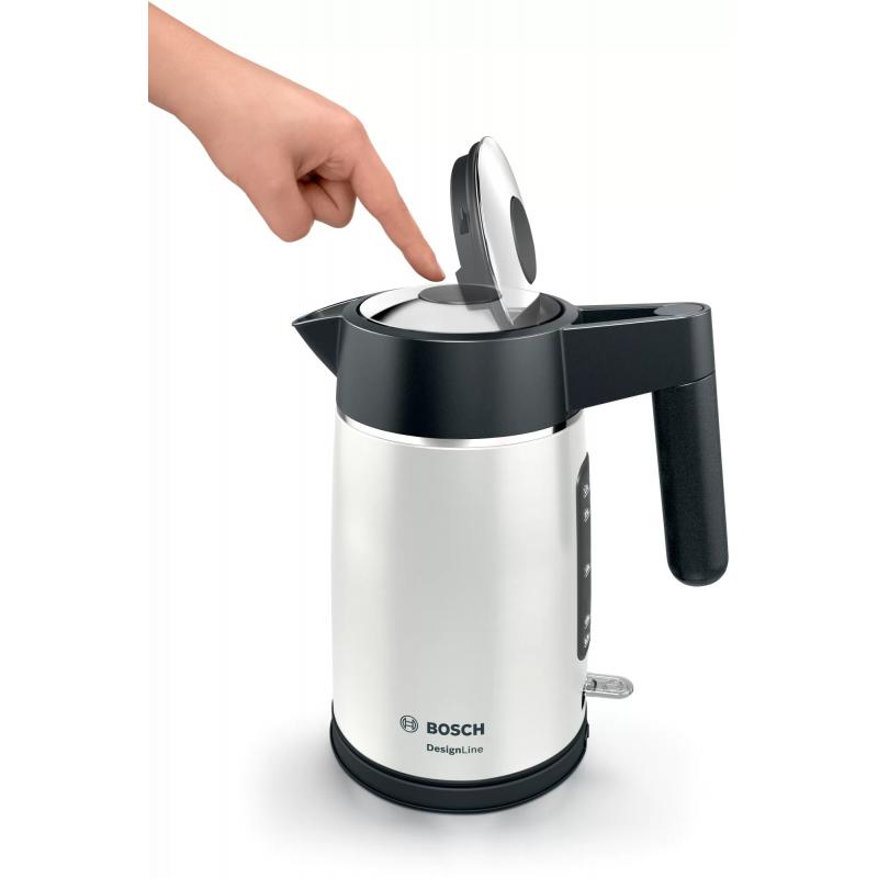 Bosch DesignLine tetera eléctrica 1,7 L 2400 W Negro, Plata - Imagen 12